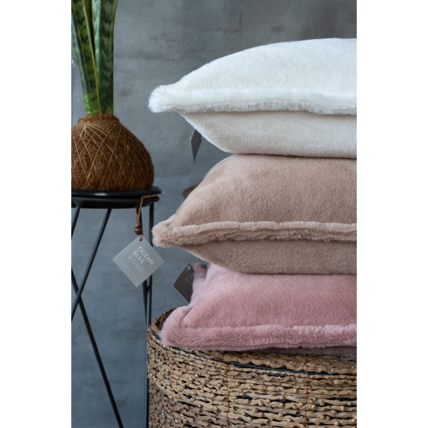 Cojin, sofa, cama, volumen, habitación, decorativo, Crudo