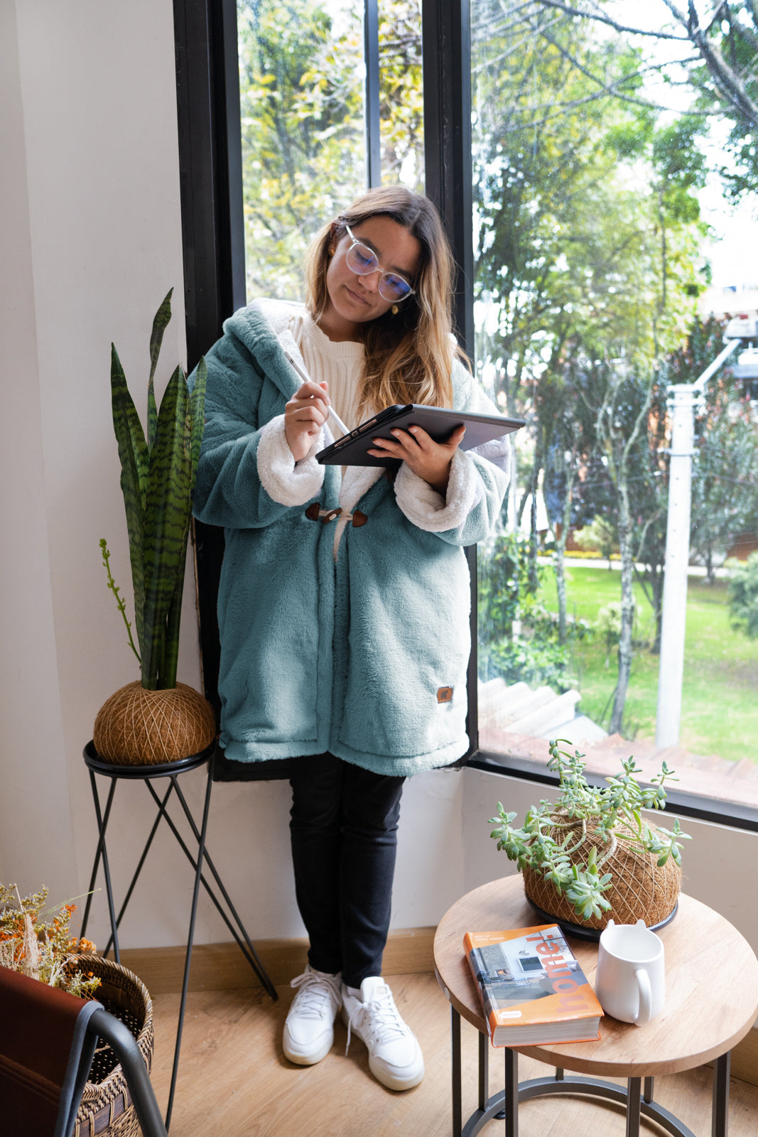 Saco Bunny Aqua - saco