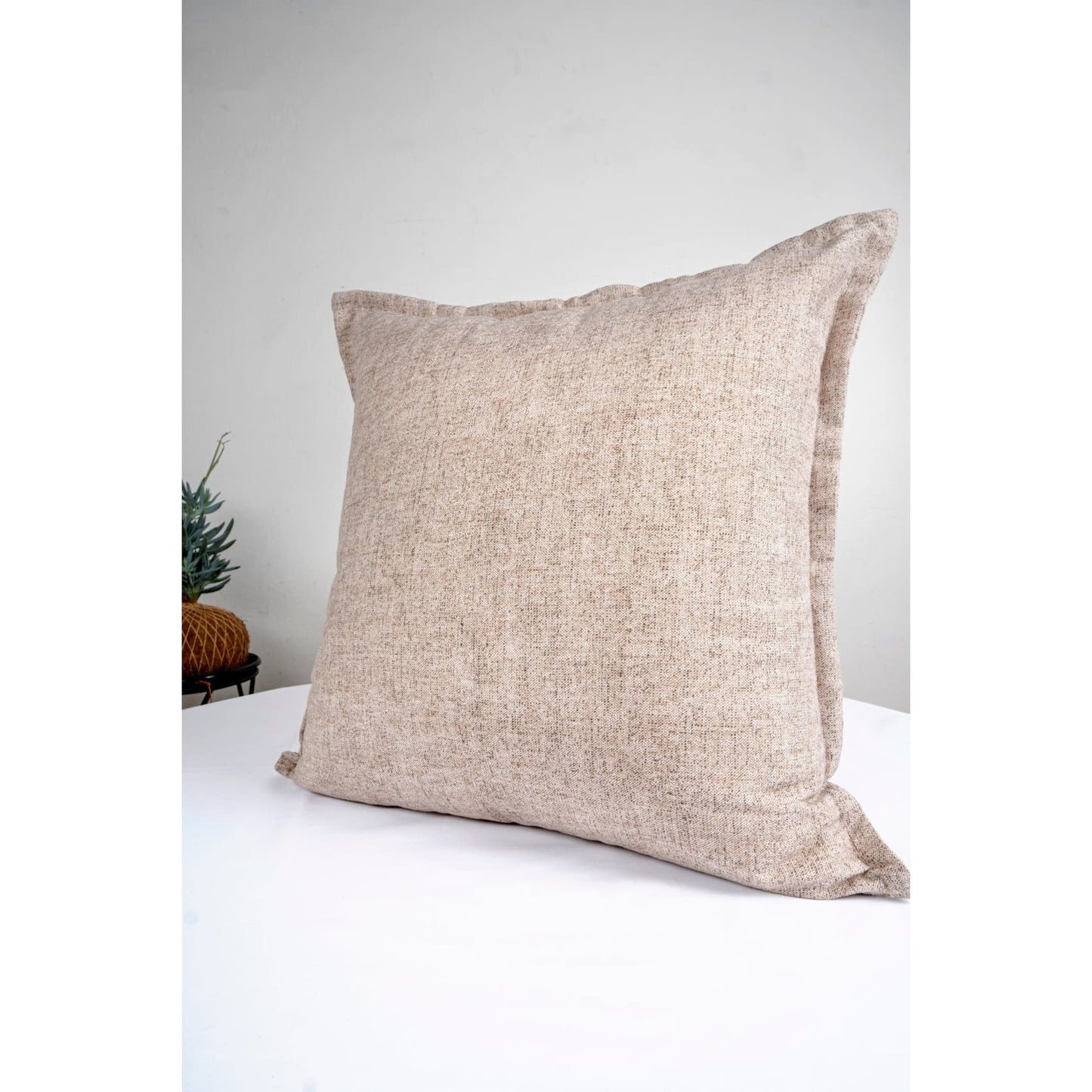 Cojin, sofa, cama, volumen, habitación, decorativo, beige, crudo, stone