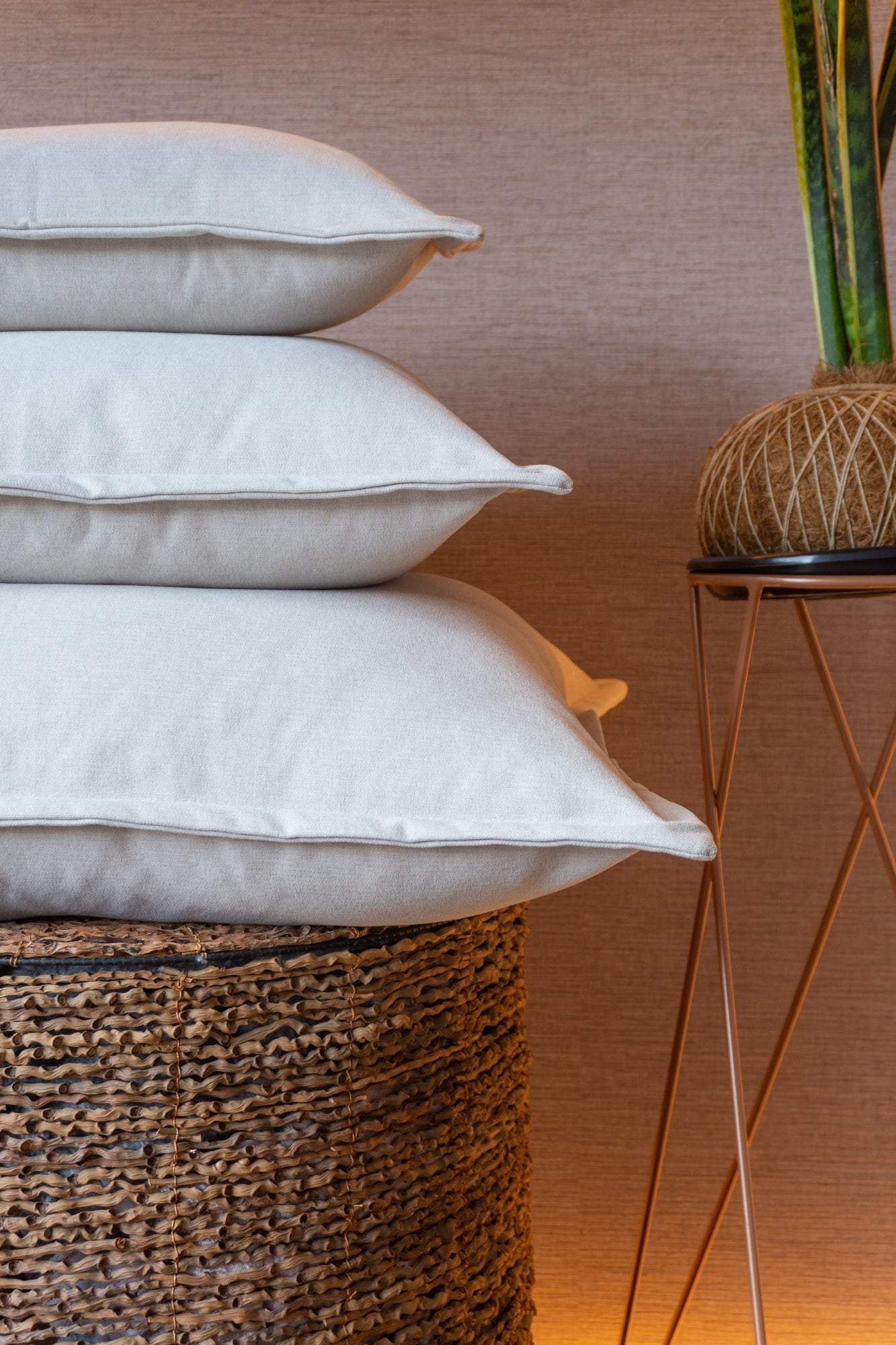 Forro Cojin Ari Beige - 70x80 cm / No