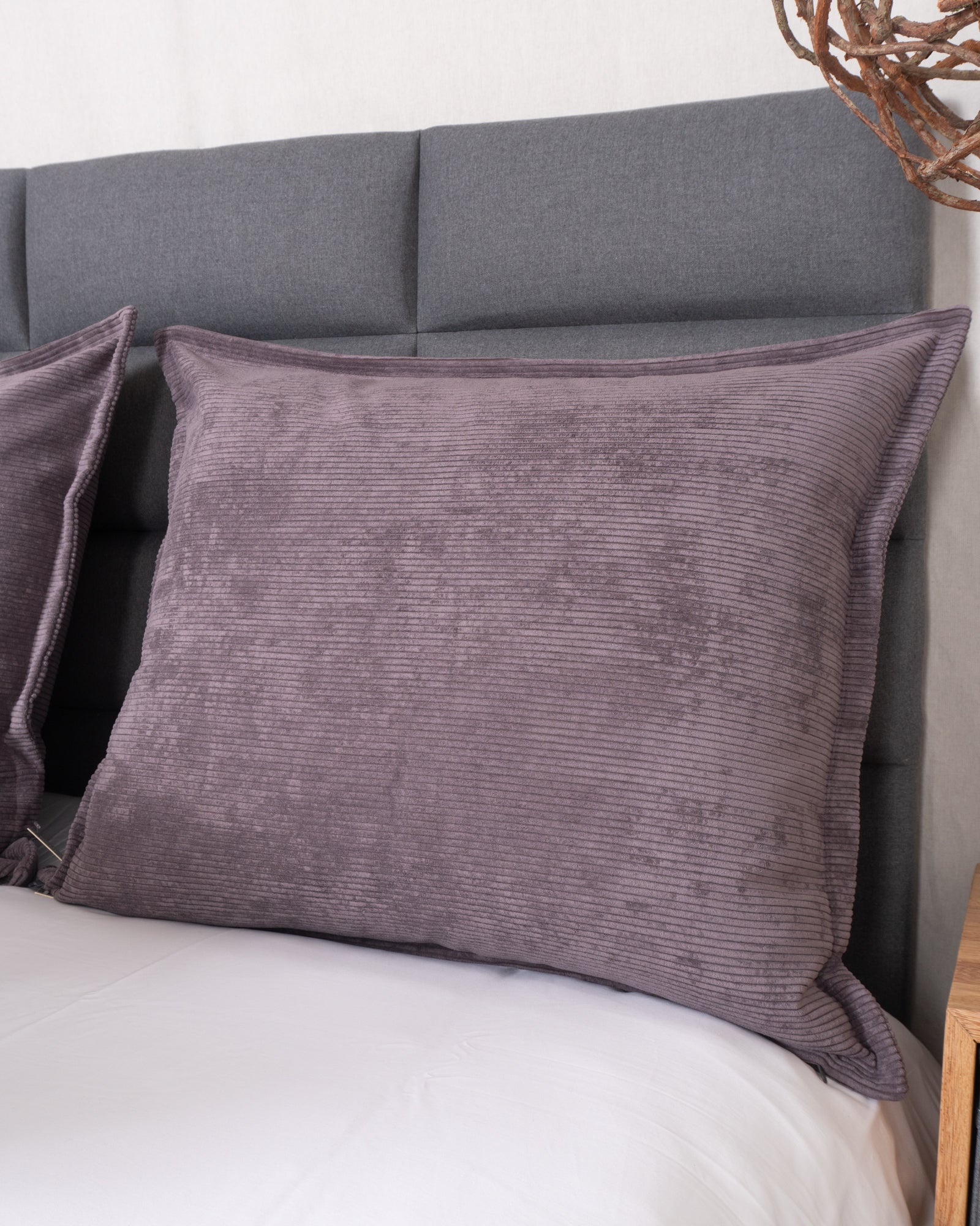 Forro Cojin Estrada Morado - 70x80 / RELLENO NO