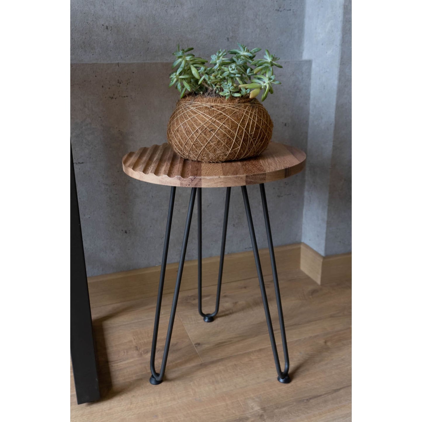 Mesa Auxiliar Estocolmo Granadillo - DIAMETRO 40CM - ALTURA 