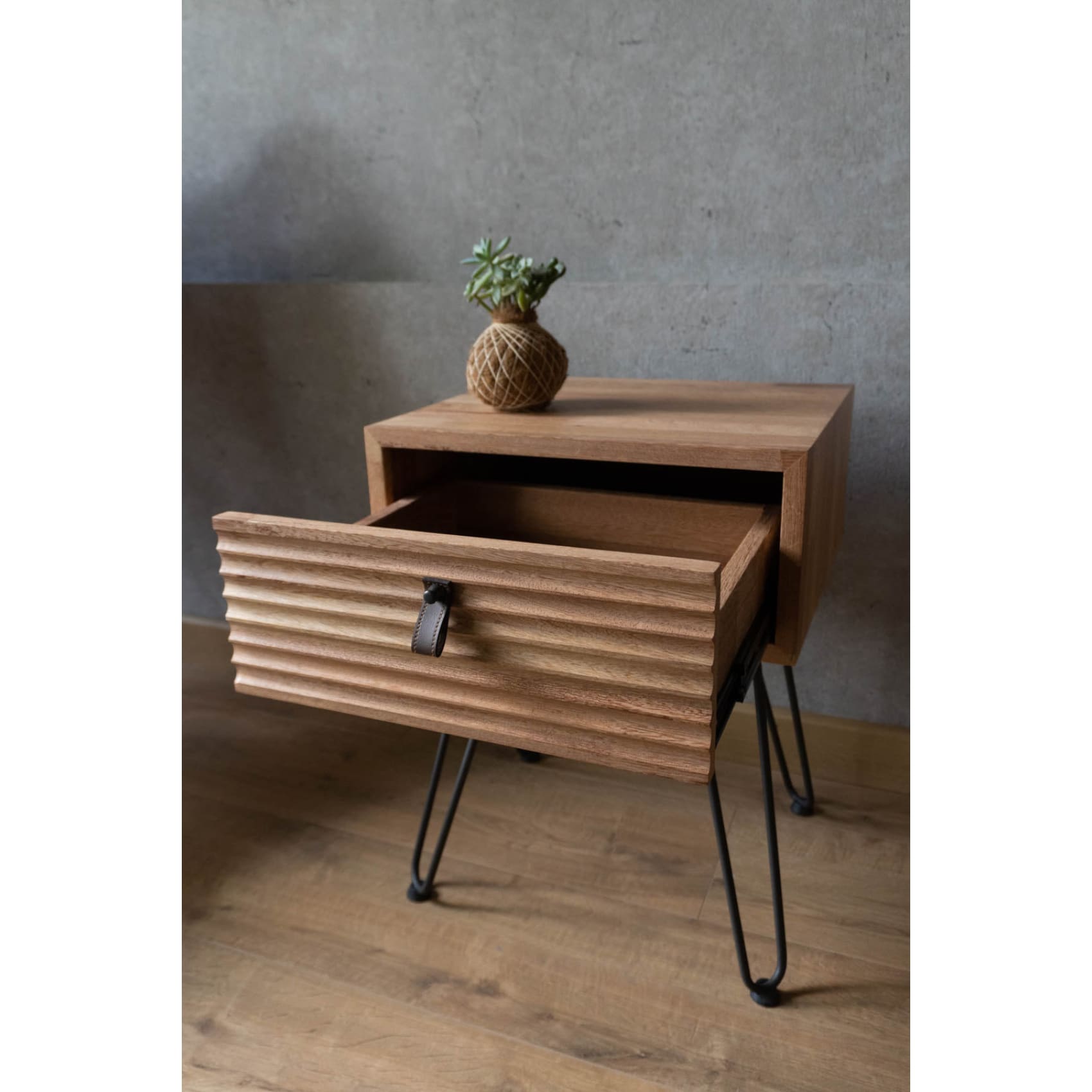 Mesa de noches, nochero, habitación, madera, decoración