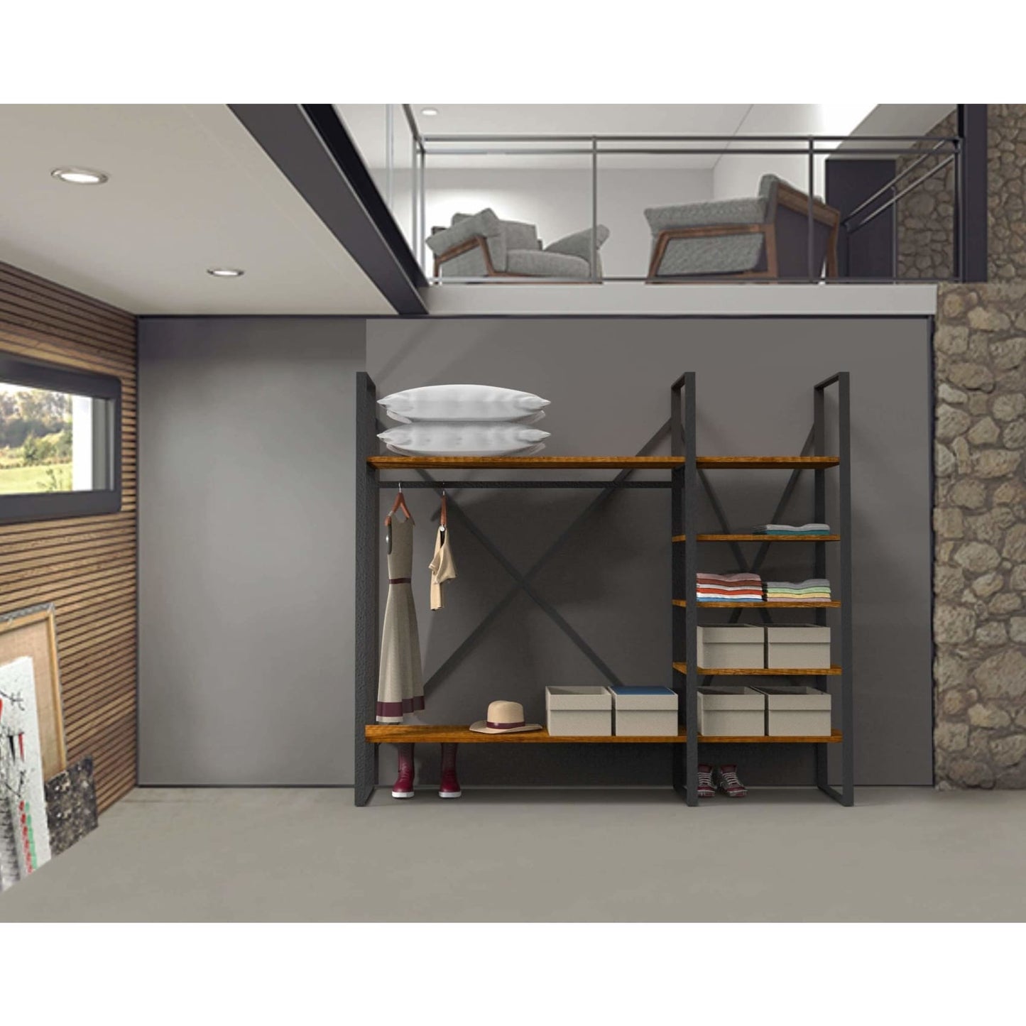 Open Closet, closet, habitación, organizador