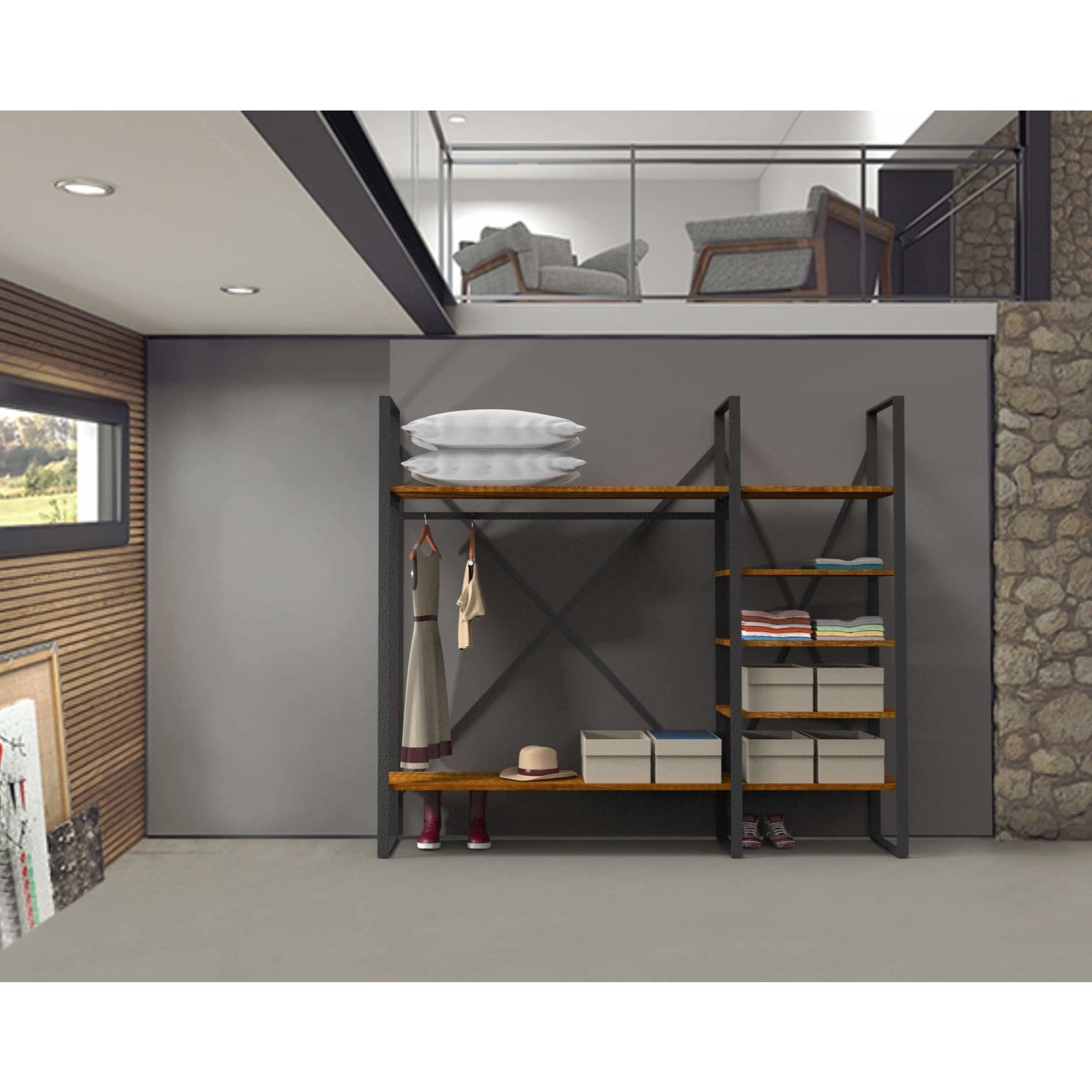 Open Closet, closet, habitación, organizador