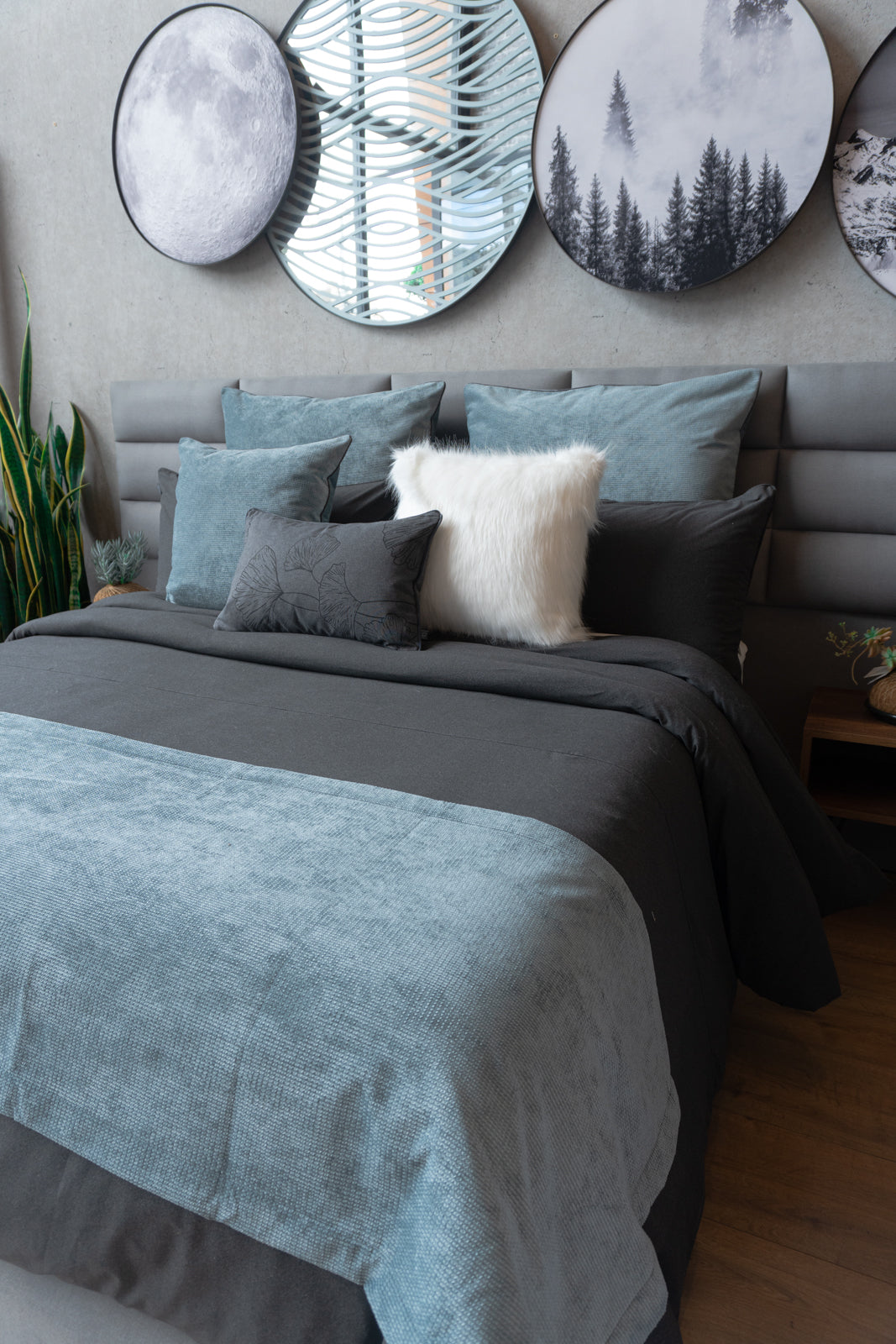 Set Duvet amsterdam Grafito - Forro duvet