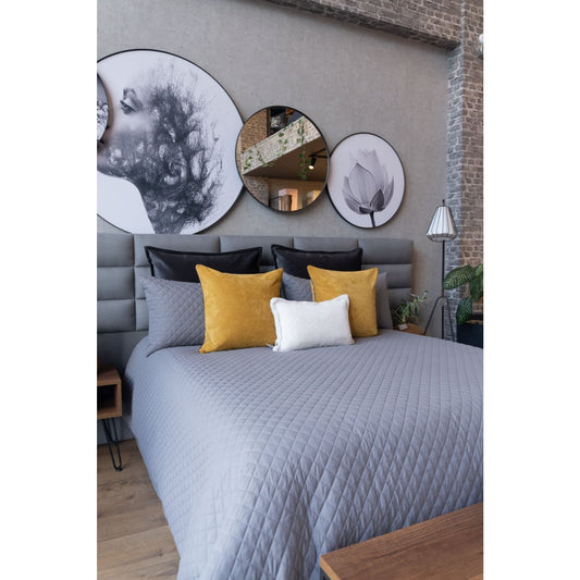Set Duvet Valencia Gris, decorativo, plumón, cama, habitación, acolchado, edredon, duvet