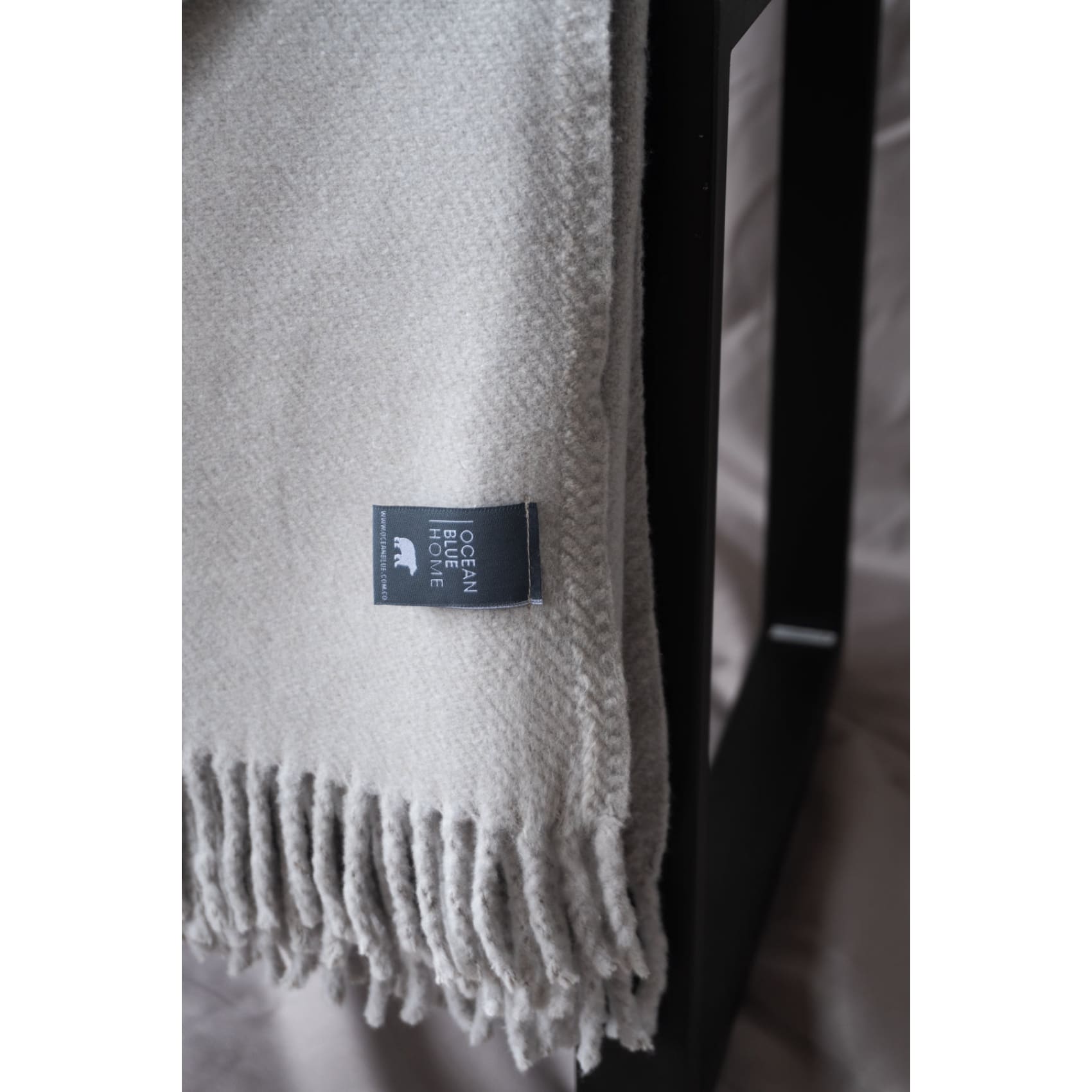 Throw Plain Gris Claro - Throw  manta cobija decoracion pie de cama cubre sofa